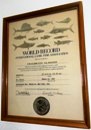 Wold Record Certificate Fishing